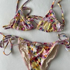 Peony Tutti Frutti Bikini (Worn Once)